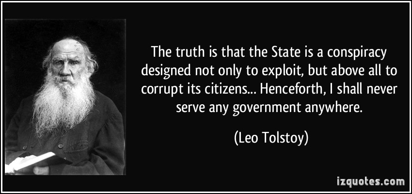 tolstoy on conspiracy