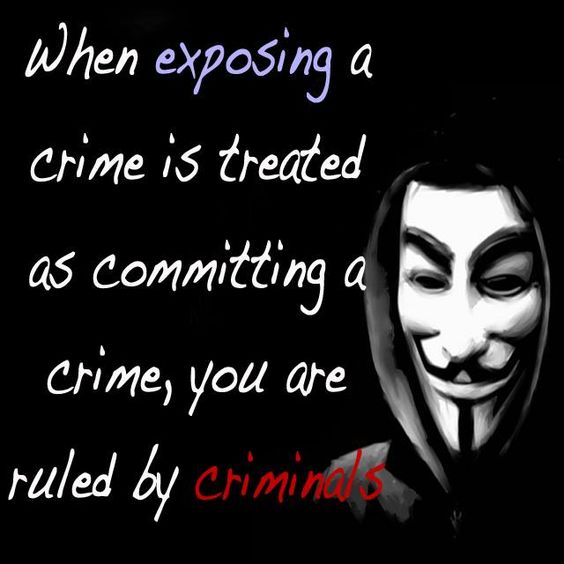 criminals exposing crime