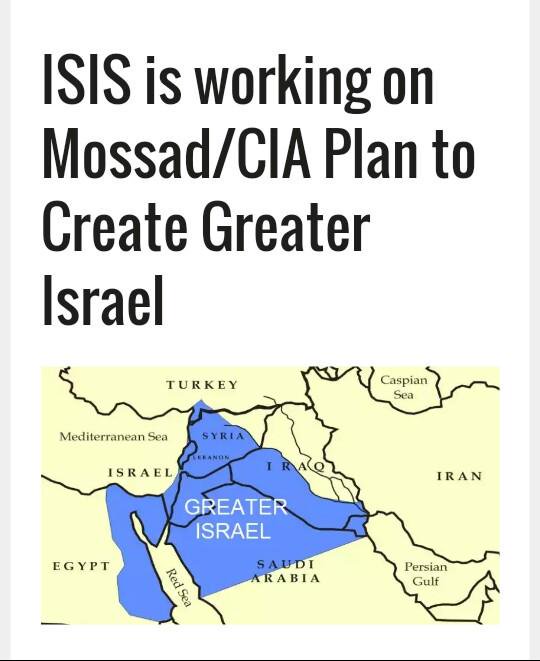 greater israel isis